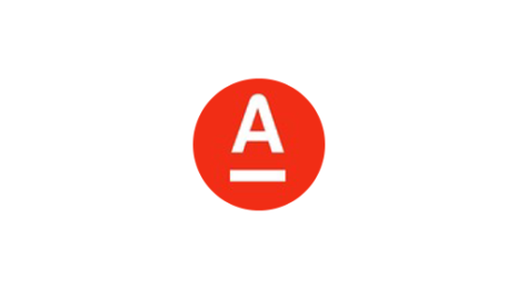 Логотип компании Альфа-банк
