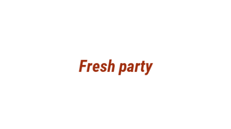 Логотип компании Fresh party