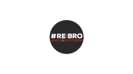Логотип компании Re:bro мясо&бургеры