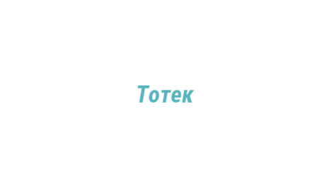 Логотип компании Тотек