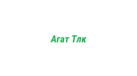 Логотип компании Агат Тлк