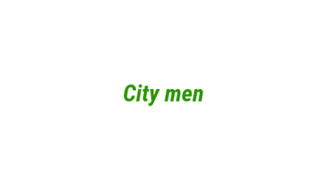 Логотип компании City men
