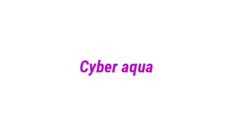 Логотип компании Cyber aqua