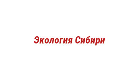 Логотип компании Экология Сибири
