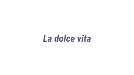 Логотип компании La dolce vita