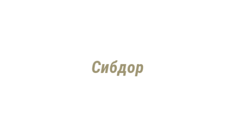Логотип компании Сибдор
