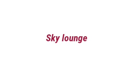 Логотип компании Sky lounge