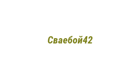 Логотип компании Сваебой42