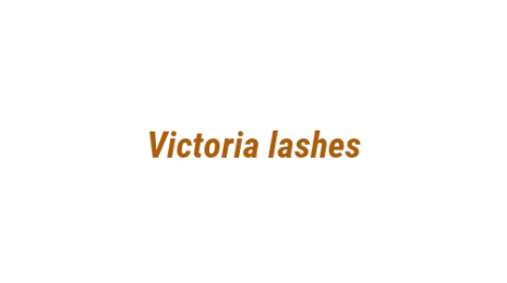 Логотип компании Victoria lashes