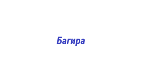 Логотип компании Багира