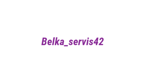 Логотип компании Belka_servis42