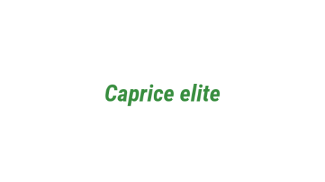 Логотип компании Caprice elite