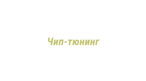 Логотип компании Чип-тюнинг