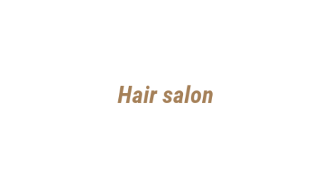 Логотип компании Hair salon