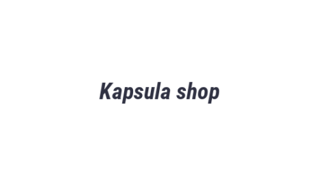 Логотип компании Kapsula shop