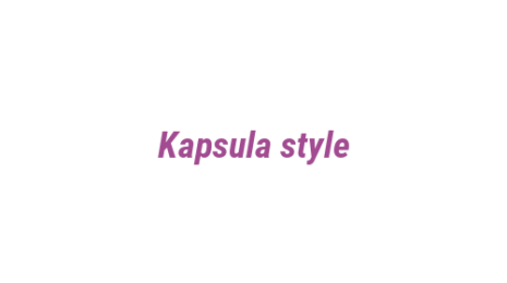 Логотип компании Kapsula style