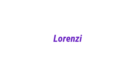 Логотип компании Lorenzi