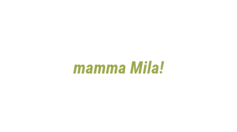 Логотип компании mamma Mila!