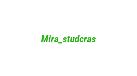 Логотип компании Mira_studcras