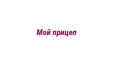 Логотип компании Мой прицеп