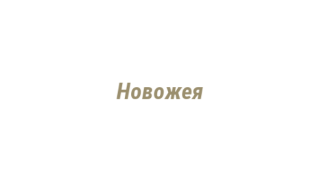 Логотип компании Новожея