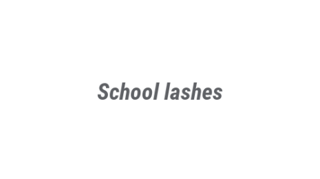 Логотип компании School lashes