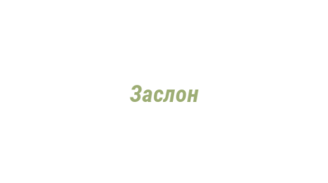 Логотип компании Заслон