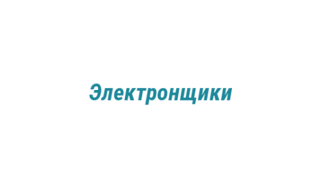 Логотип компании Электронщики