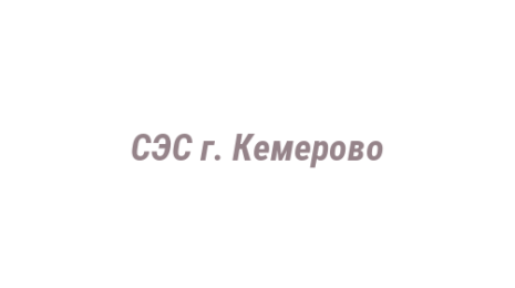 Логотип компании СЭС г. Кемерово